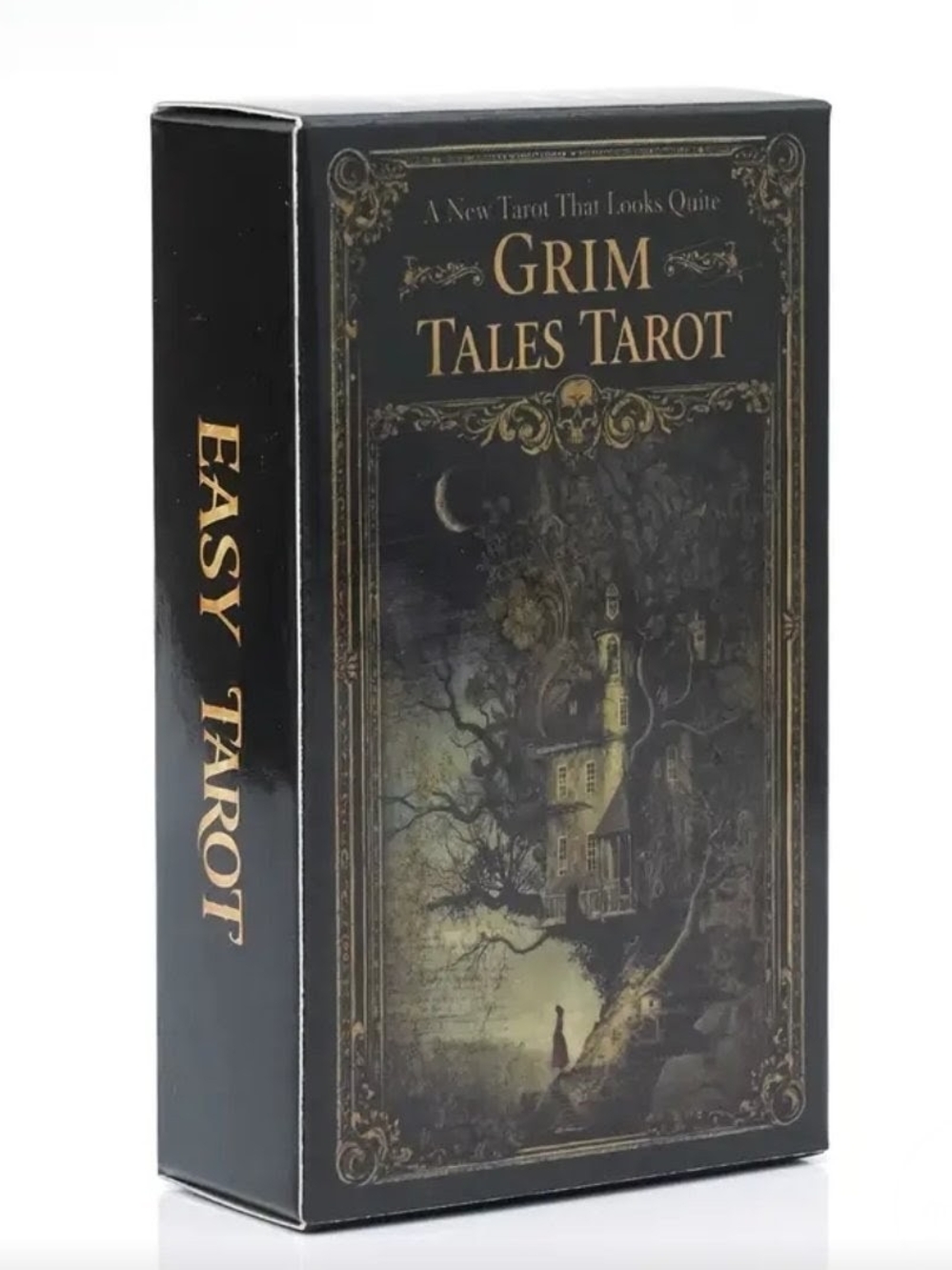 Grim Tales Tarot Deck - Black & Gold Box